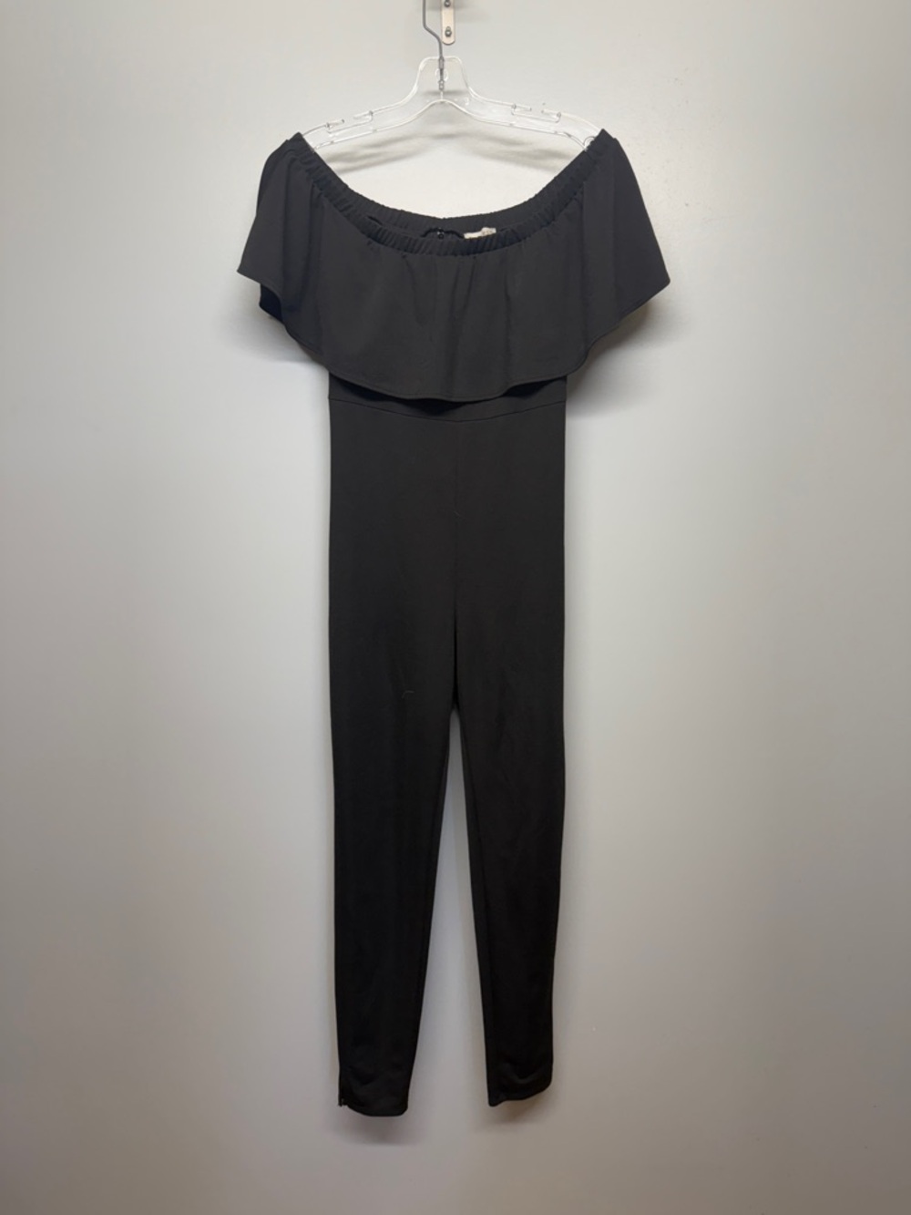 GUESS Black Off Shoulder Jumpsuit